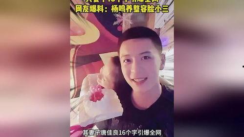 杨鸣爆料老婆视频,揭秘明星家庭生活点滴  第2张